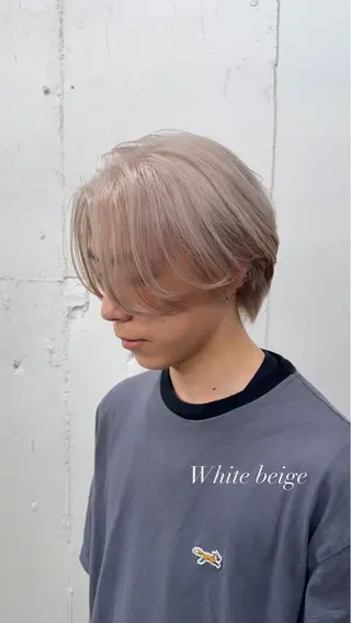 ショート カラー メンズ 岩澤 祐輔のヘアスタイル