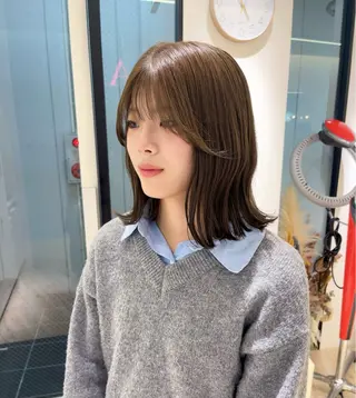 ミディアム カラー ParveMix 🌝🫧山本 玲南のヘアスタイル