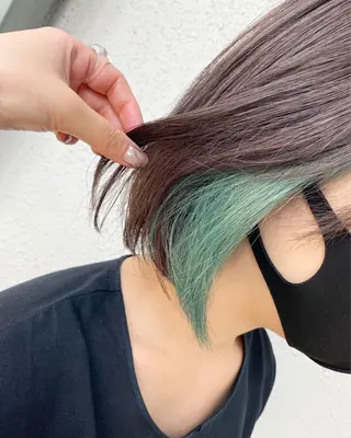 ミディアム カラー 後藤紗英/髪質改善 /オリーブベージュのヘアスタイル