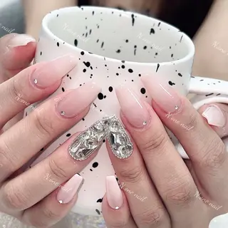 ネイル 長いだし/スカルプ/ パラシェルN.oneのネイルデザイン