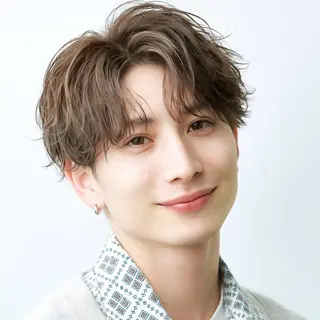 ショート カラー パーマ メンズ Gain KAKKY 池下駅徒歩3分のヘアスタイル