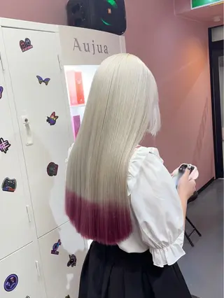 ロング カラー ハイトーン/ブリーチ /hikaruのヘアスタイル