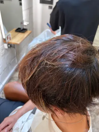 メンズ AMBERGLEAM Hair&Cloth Yoga所属・Ryo☘縮毛矯正/ パーマ/ブリーチ/のヘアスタイル