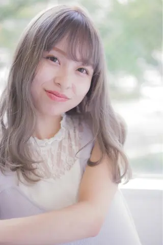 セミロング カラー hatena所属・末吉 慶多のヘアスタイル
