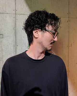 メンズ パーマ Paddle所属・【メンズスタイル】 ﾏｴﾇﾏｷﾎのヘアスタイル
