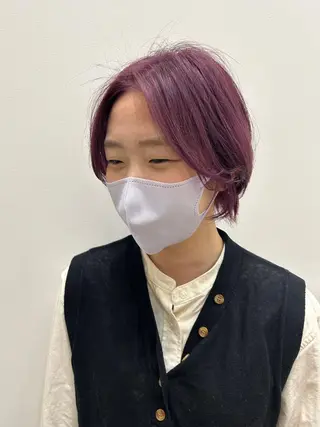 ショート カラー 河野 いずみのヘアスタイル