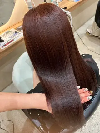 カラー ベージュカラー/さら 🎀のヘアスタイル
