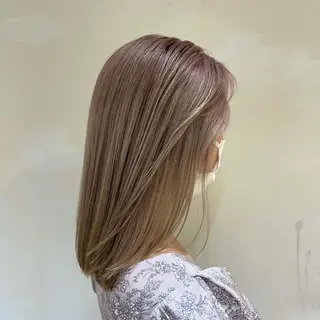 ミディアム カラー 🌈モテるベージュ カラー💕成島 宙のヘアスタイル