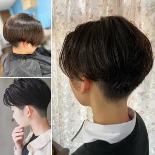 パーマ メンズ ゴトウ エイイチのヘアスタイル