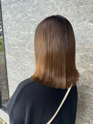 ミディアム ブリーチ🌈💗 豊橋/りんのヘアスタイル