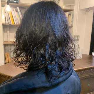 ミディアム カラー パーマ MOMOKA💫 YARD【学芸大学】のヘアスタイル