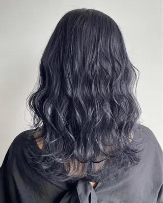 ミディアム カラー 🍑🧋ハイトーン 暖色カラーlucaのヘアスタイル