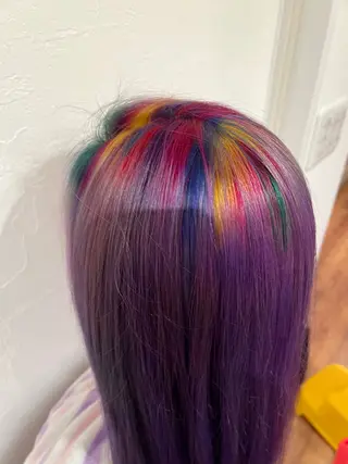 セミロング カラー キッズ カラースペシャリスト しょう🧑🏼‍🎨のヘアスタイル