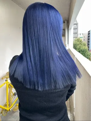 セミロング カラー vivre libre所属・仲村 真里奈のヘアスタイル