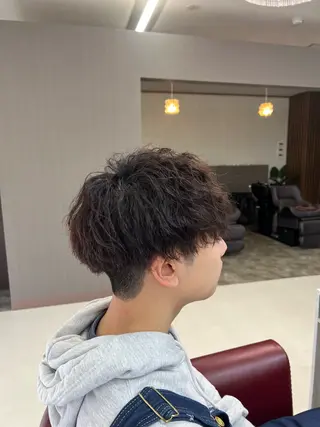 ショート パーマ メンズ KEN 🌟のヘアスタイル