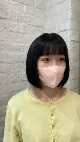 ミディアム 森部 杏菜のヘアスタイル