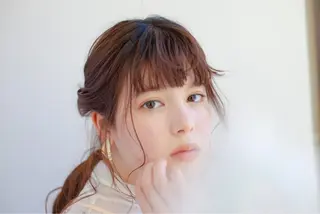 セミロング カラー 福島成美/髪質改善 縮毛矯正/カラーのヘアスタイル