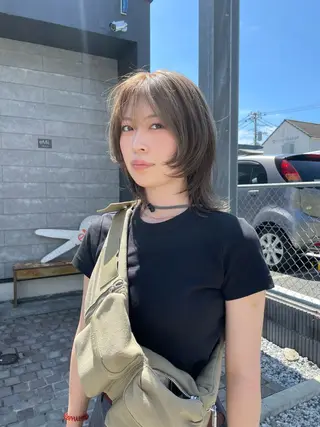 ミディアム カラー 🌈HAPPYになる hair🌈ユウカのヘアスタイル