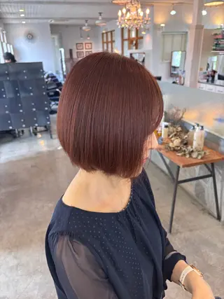 カラー 中矢 みつはのヘアスタイル