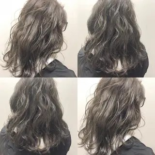 セミロング カラー 宮本 聖希のヘアスタイル