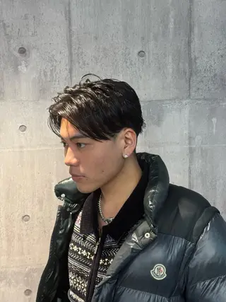 パーマ メンズ 川崎 健翔のヘアスタイル