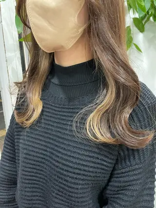 ロング カラー 【店長】インナー指名 No.1戸塚優思のヘアスタイル
