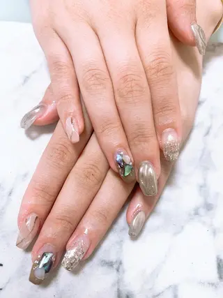 ネイル 🌙🫧CHARME (RUKA)🦋🫧のネイルデザイン