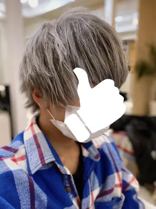 ショート カラー メンズ 🌸美髪の魔法＊ リラジュネス🌸のヘアスタイル