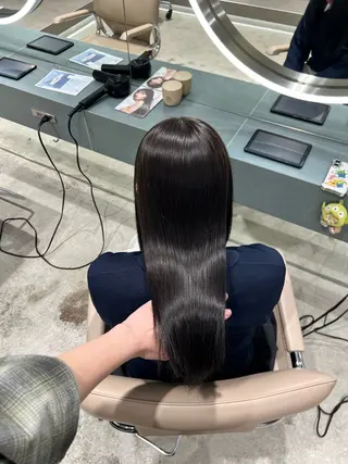 ミディアム ✨髪質改善 縮毛矯正 艶髪 立川 コウキ✨のヘアスタイル