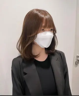 ミディアム 銀座/レイヤーカット 🤍内野すみれのヘアスタイル