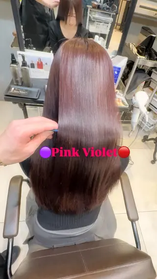 ロング カラー ハルキ/表参道/ メンズ縮毛矯正募集中のヘアスタイル