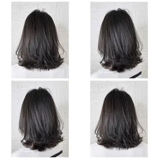 ミディアム カラー KIZU 髪質改善 オカルト怪談のヘアスタイル