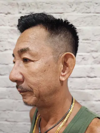 ショート カラー 💈無料メンズカット 💈鈴木将希のヘアスタイル