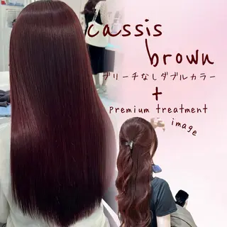 ロング カラー ブリーチ無し透明感 🕊AZUSAのヘアスタイル