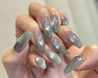 ネイル mofie🤍ユミ/ 恵比寿/パラジェルのネイルデザイン