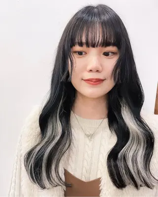 ロング カラー hemm,hemm.所属・似合わせヘア 💐たかさきかなこのヘアスタイル