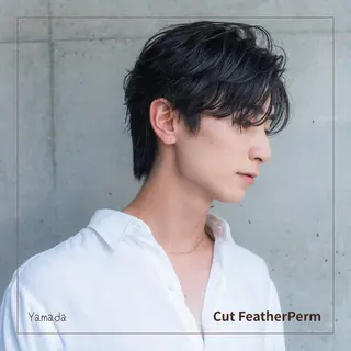 パーマ メンズ 脱白髪染め 🌿山田侑季のヘアスタイル