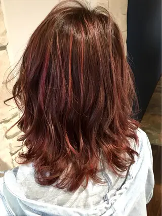 ミディアム カラー シェアサロンR所属・川合 勇気のヘアスタイル