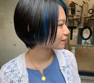 ショート カラー short only salon  TOSS所属・山下 芽のヘアスタイル