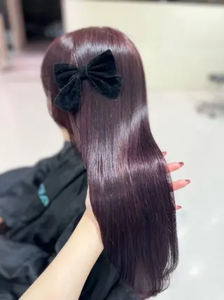 カラー ベージュ・ラベンダー カラー🎀りりのヘアスタイル