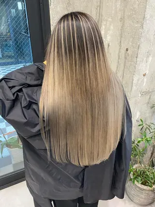 ロング 🌈透明感カラー ✨松田龍也🌈のヘアスタイル