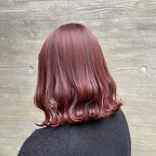 ミディアム カラー 暗髪/艶髪/Ono .のヘアスタイル