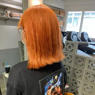 セミロング カラー カワダ リュウセイのヘアスタイル