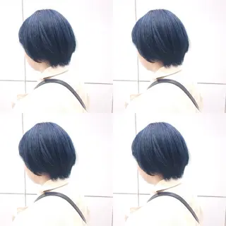 ミディアム カラー ヘアアレンジ 竹内啓太 ボブのヘアスタイル