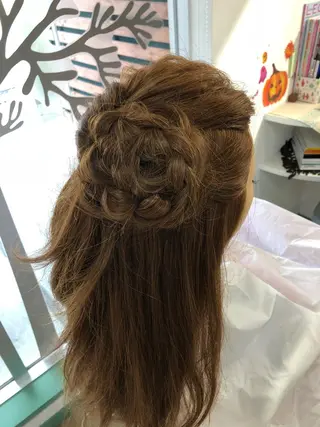 ヘアアレンジ 石野 智華のヘアスタイル