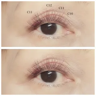 マツエク・マツパ Veil chihiroのマツエク・マツパデザイン