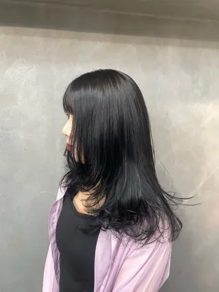 ロング カラー TNB TOKYO所属・Insta 指名 No.1KURUMIのヘアスタイル