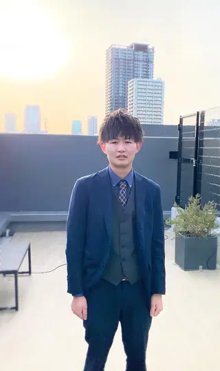 ショート カラー パーマ メンズ MENS  FEEL南森町所属・佐藤 達郎のヘアスタイル