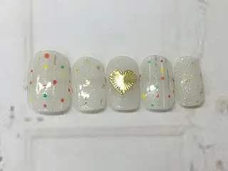 ショート カラー ネイル chéri sinagawaのネイルデザイン