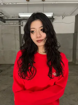 ロング riko／ SYS by fitのヘアスタイル